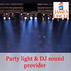 Party light and DJ Mr. Ayan Mondal in Chandandaha